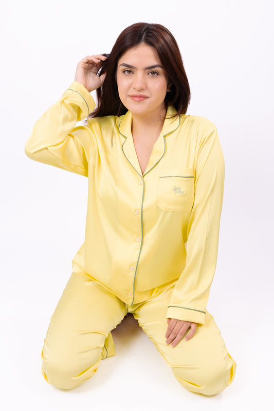 PIJAMA SEDA - SÉFORA AMARILLO