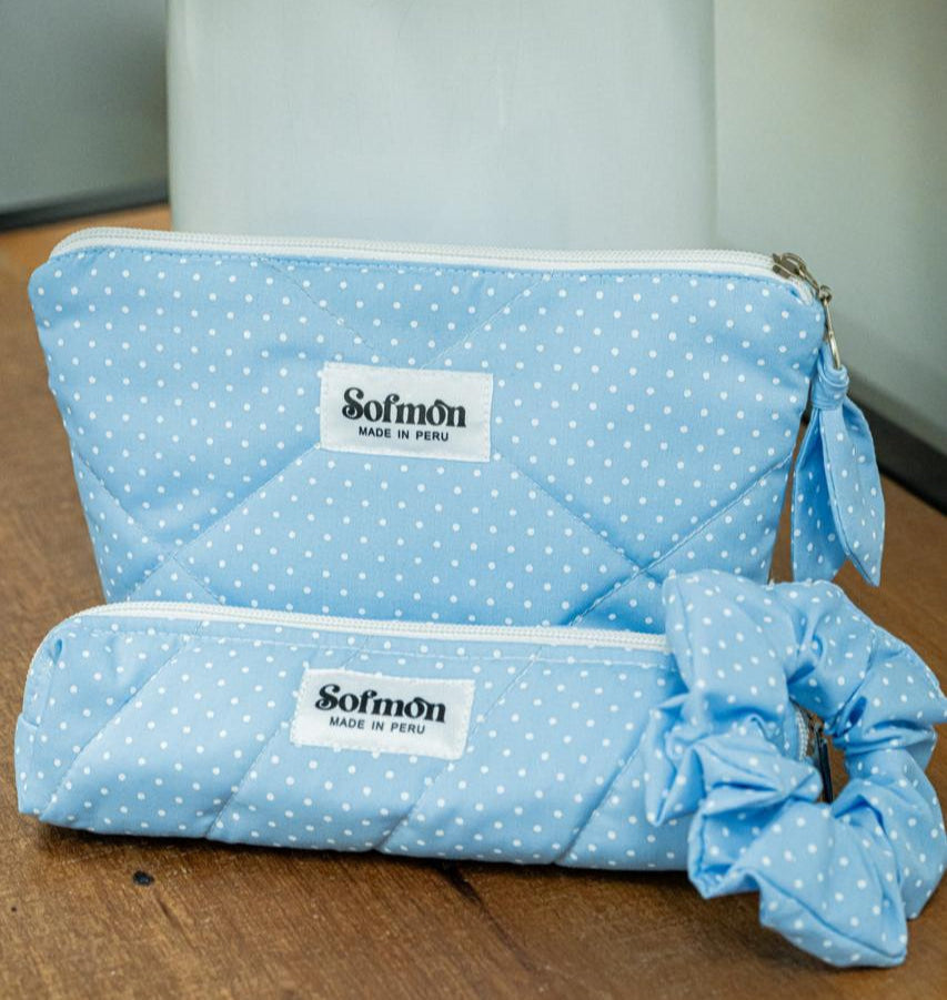 SET NECESER BABY BLUE