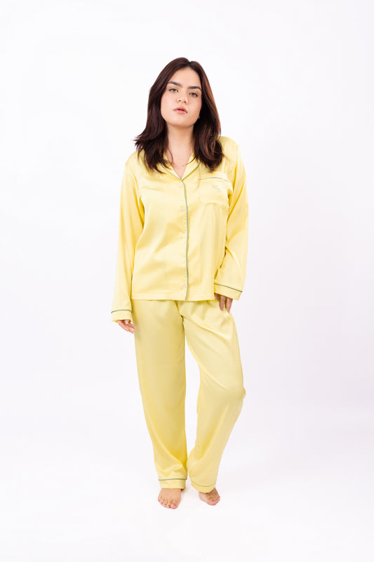 PIJAMA SEDA - SÉFORA AMARILLO