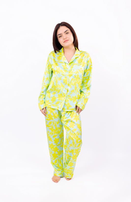 PIJAMA SEDA - ROSA