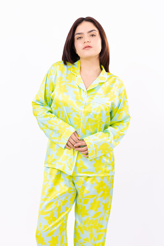 PIJAMA SEDA - ROSA